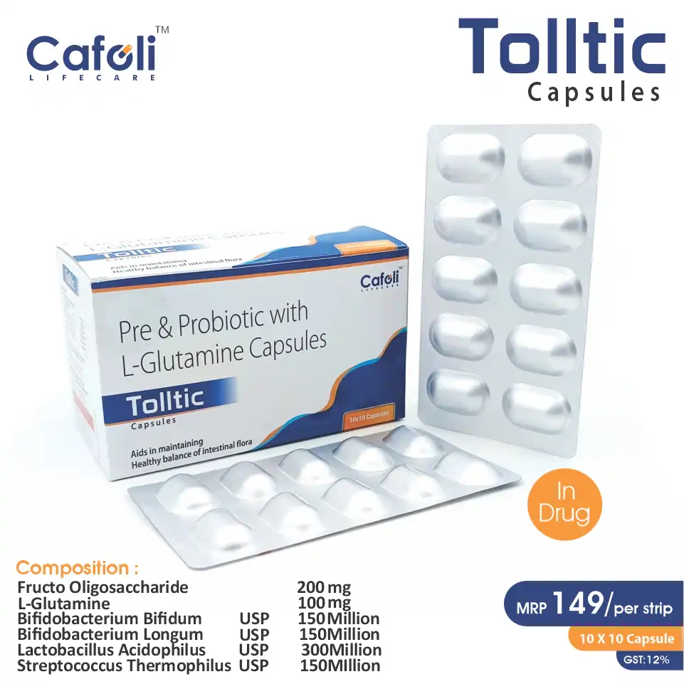 Saccharomyces Boulardii + Lactobacillus + Streptococcus Capsules | Best Price for PCD Pharma Franchise
